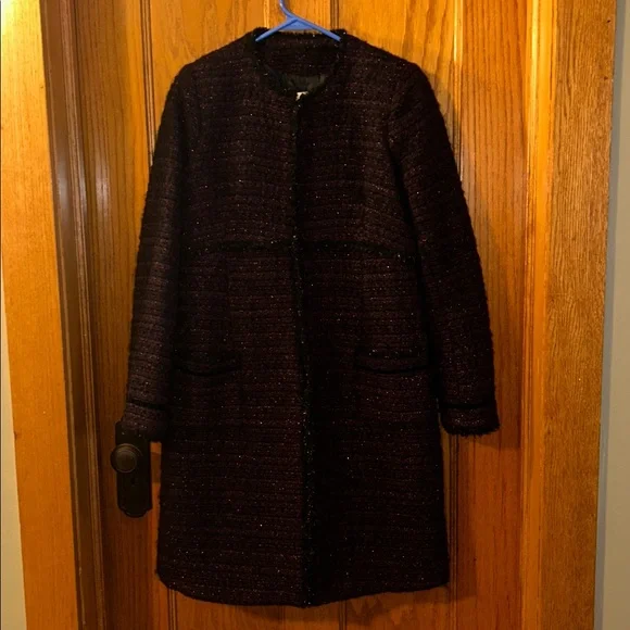 Seraphine Marina Sparkle Tweed Coat - ASO Kate Middleton Size 6 - Picture 2 of 8